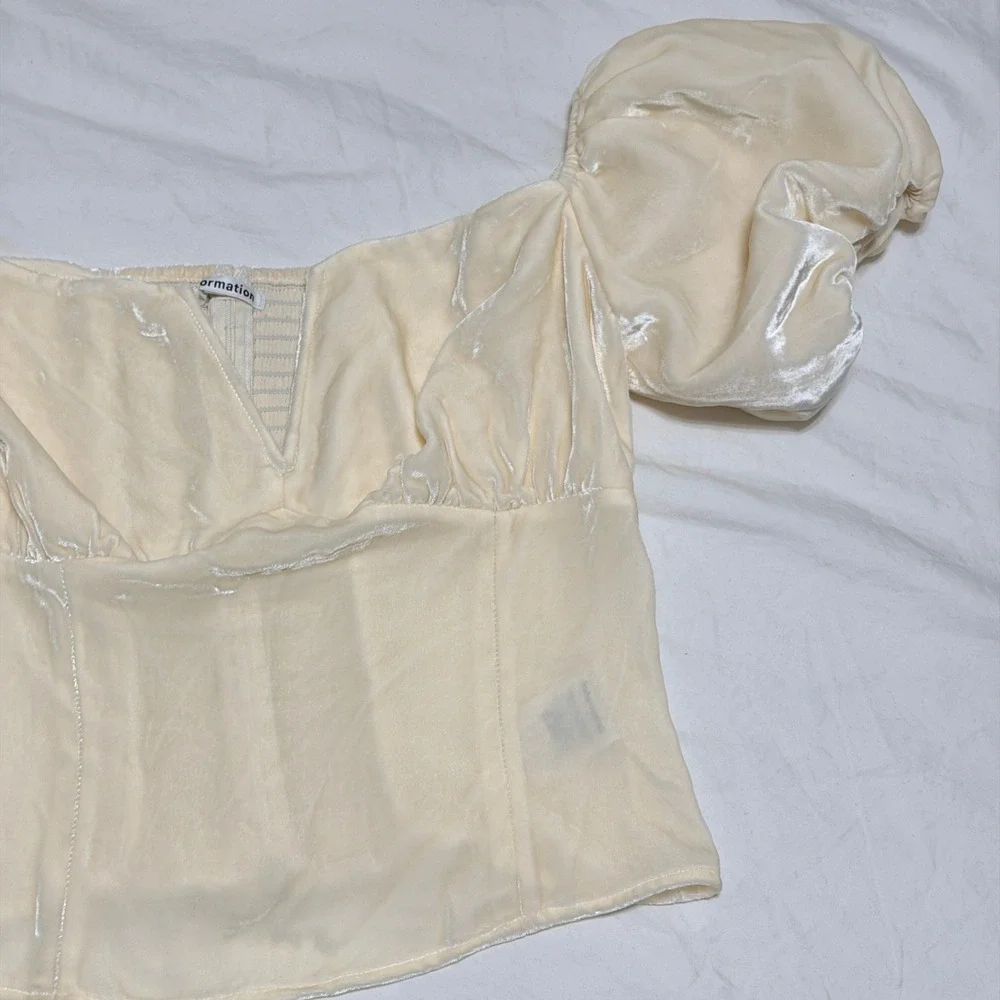 Reformation amina blouse